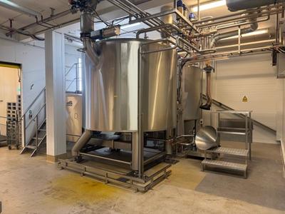 Översiktsbild av 2007 Scanima Mixer STM-10000 s/s mixing tank 10 500L
